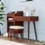 Meuble-lavabo avec tiroirs, armoire, tabouret et ports de chargement Leeandrew-115330401