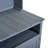 Large Fir Wood Potting Bench, 45.3"L Multi-Functional Outdoor Island (Gray)-129470466