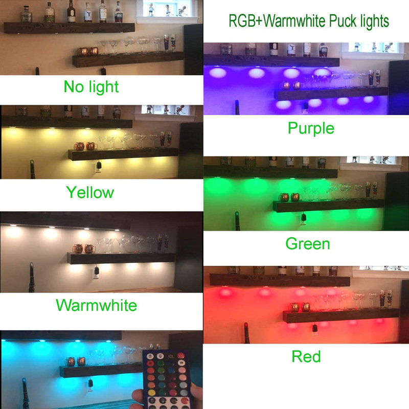 6 - Light Under Cabinet Puck Light