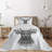 Deer Rustic Polyester Coverlet-41895596