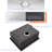 16 Gauge Stainless Steel Kitchen Basin - 23"X19"X10", - Surface 23"X19"X10" Undermount Workstation Sink Steel, Quality