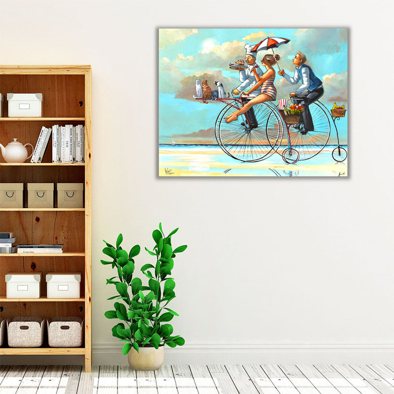 Pourquoi pas - reproduction d'art sur toile, H 16 po x l 20 po