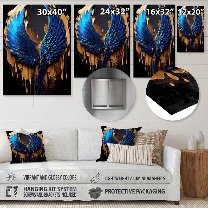 Harmanna Fantasy & Sci-Fi Wall Decor on Metal, 20" H x 12" W x 1" D