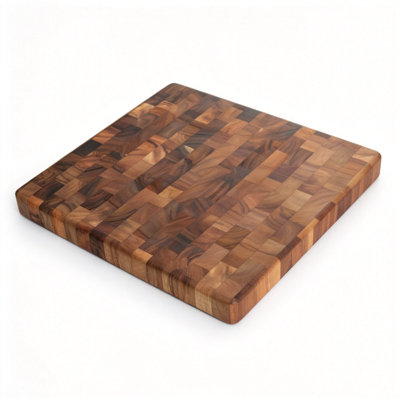 End Grain Acacia Wood Chef's Board (Natural)