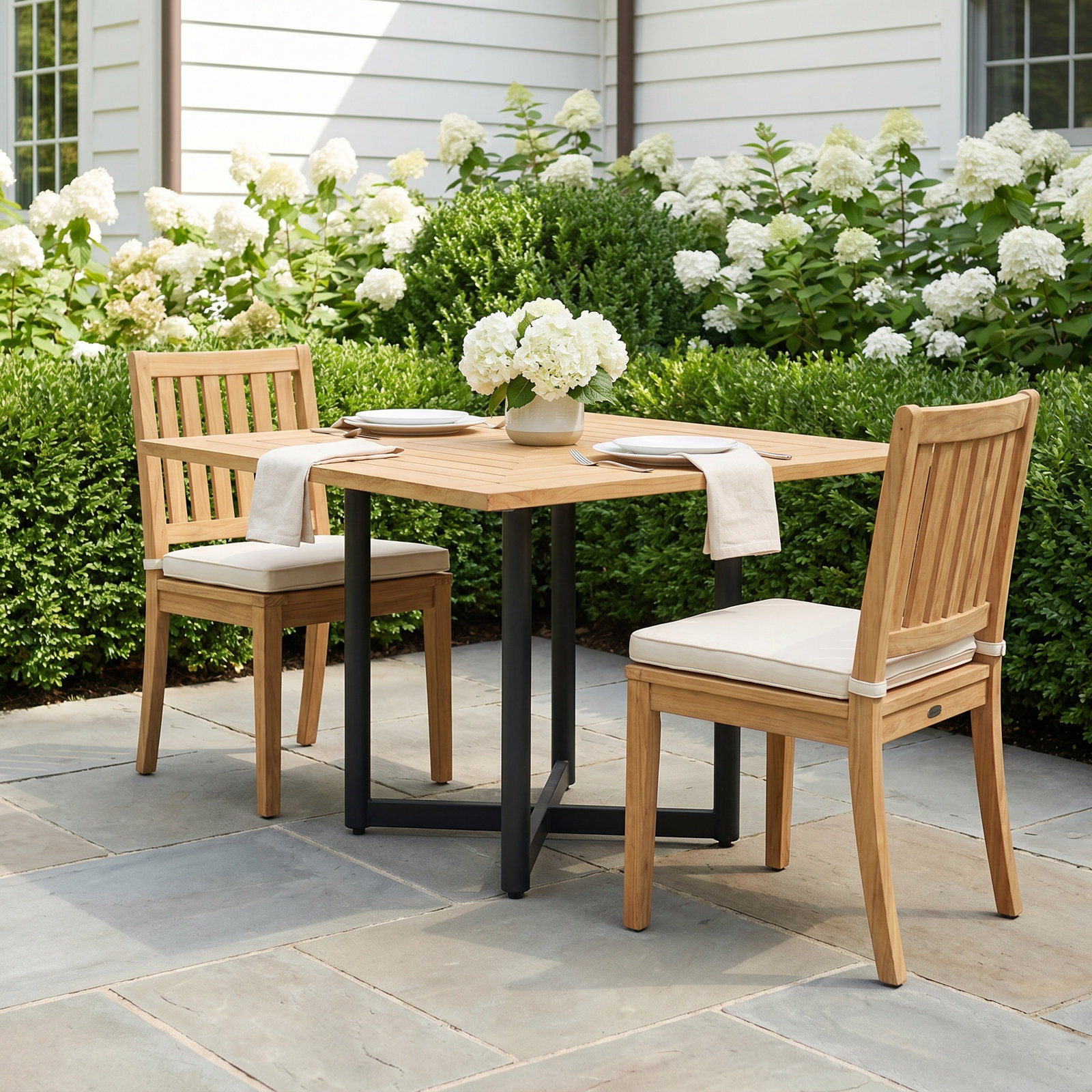 Raleigh 43'' Teak Outdoor Dining Table
