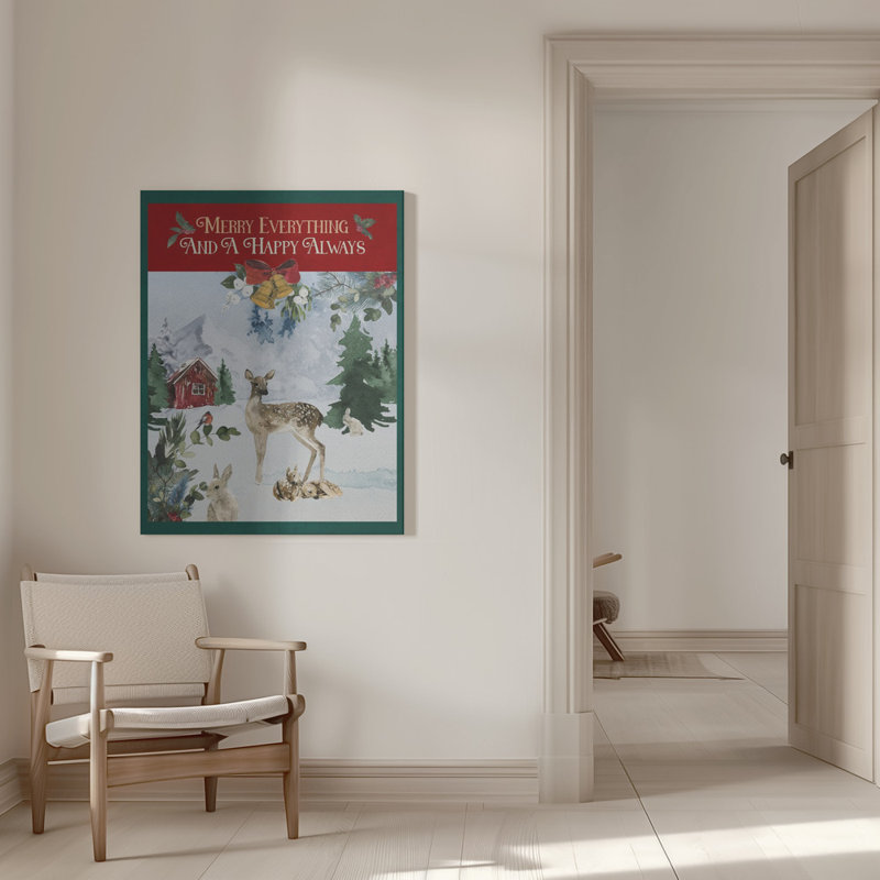"Bohonewart 2" Wrapped Canvas Wall Art, 16" H x 12" W