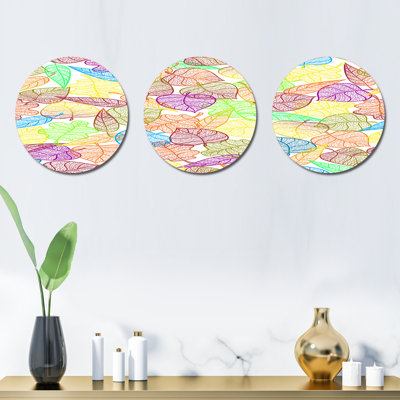 Modern Abstract Wall Decor on Metal