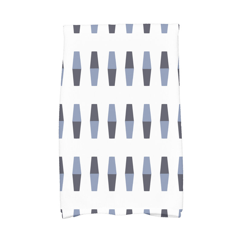 Torchon Lingebach Bowling Pins, Bleu