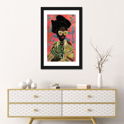 " Modern Turban Woman I " by Nikki Chu