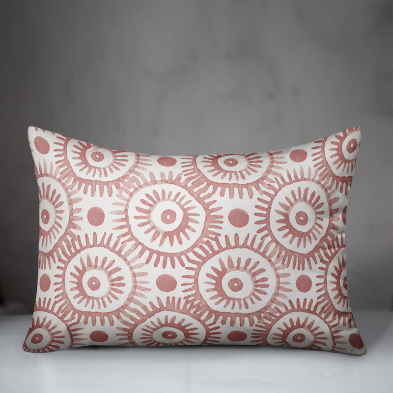 Outdoor Throw Pillow, Pink