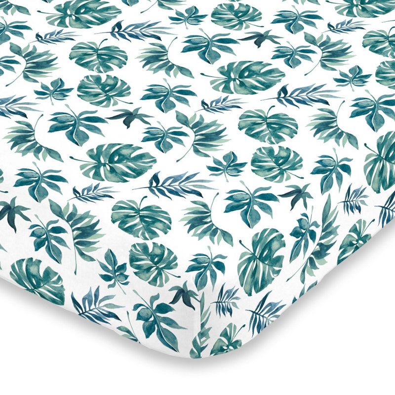 Drap-housse pour lit de bébé Vestavia, 24 po x 38 po, Vert