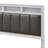 Efemia Upholstered Panel Bed in White-296559883