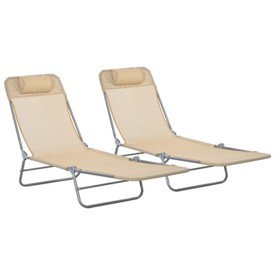 Oliviya 182cm Long Reclining Double Sun Lounger