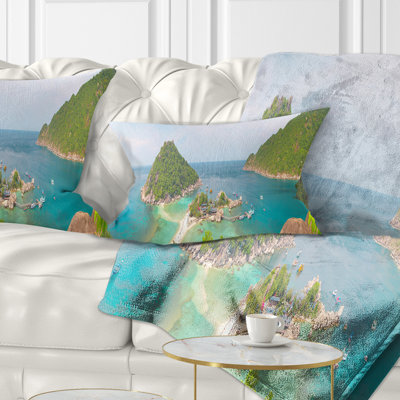 Coussin décoratif paysage paysage d'îles tropicales - Sea & Shore