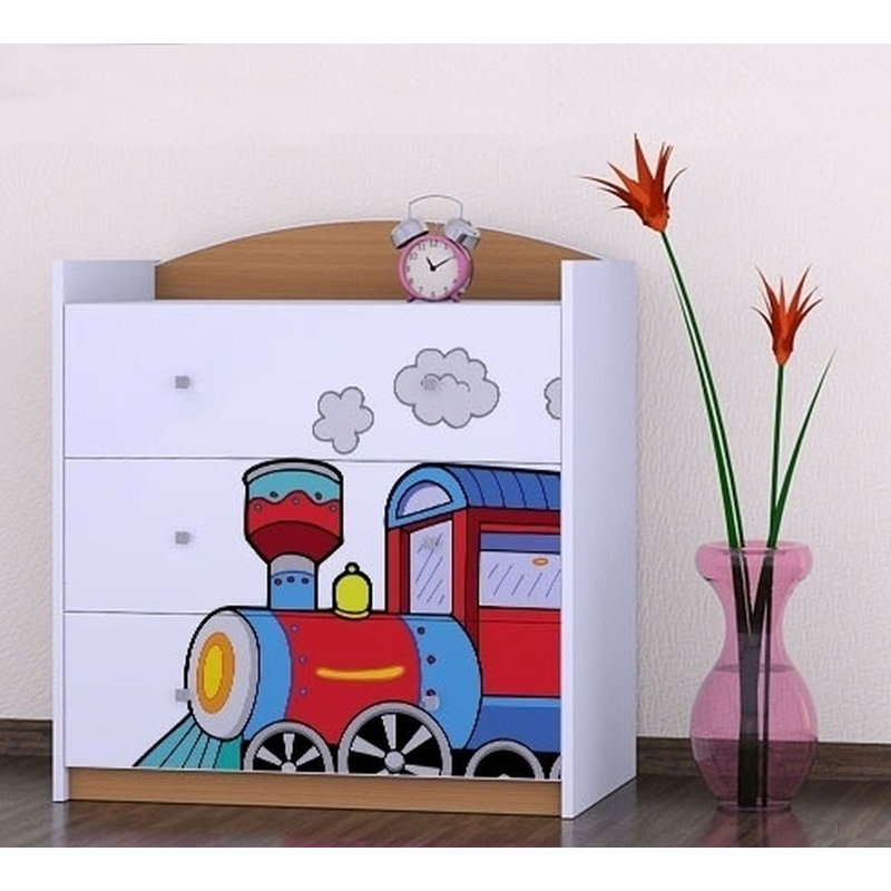 Nicks 3 Drawer Chest, Beech