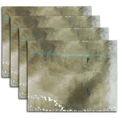 Napperon abstrait en polyester