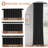 Cadnite 50" W Thermal 100% Blackout Linen Textured Curtain Panels-718372527-709144664
