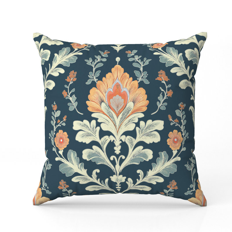 Gulrang Indoor/Outdoor 18x18, Square 18", Blue/Beige