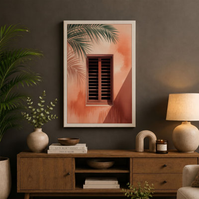 Shuttered Paradise Coastal 1 Piece Wrapped Canvas Wall Art
