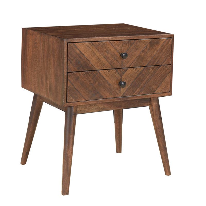 Table de chevet 2 tiroirs Aryauna