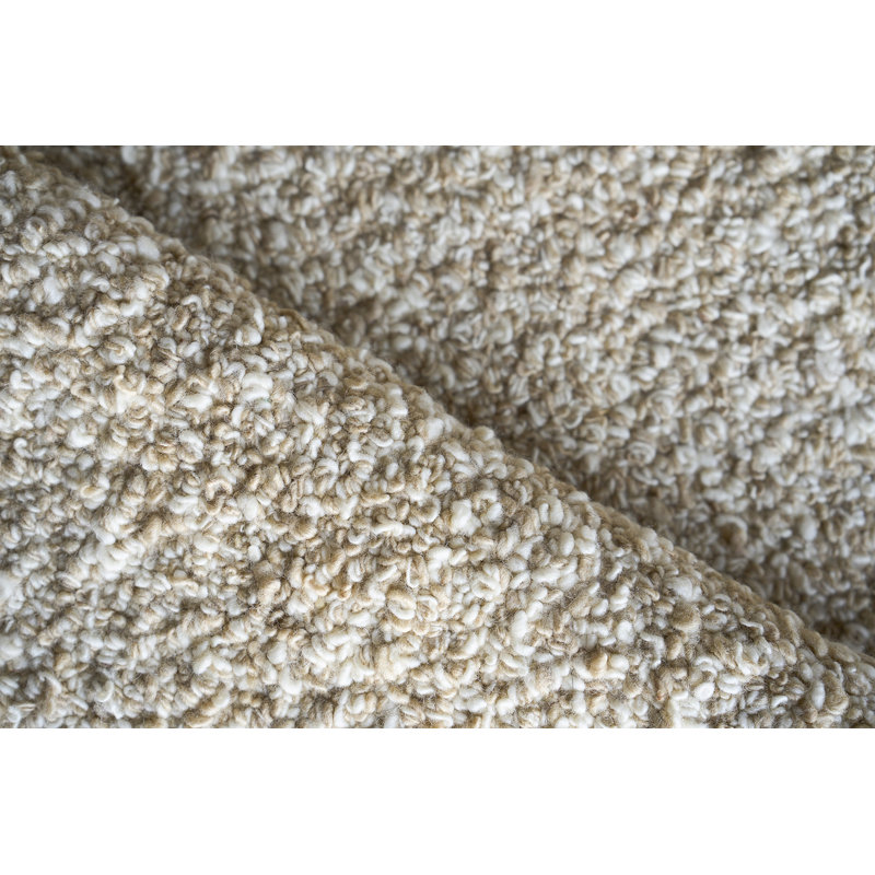 Ferretti Hand Woven Wool Area Rug, Rectangle 6' x 9'