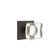 Privacy Modern Square Crystal Knob with Square Rose
