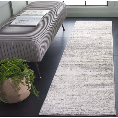 Tapis ivoire / gris Maya 122