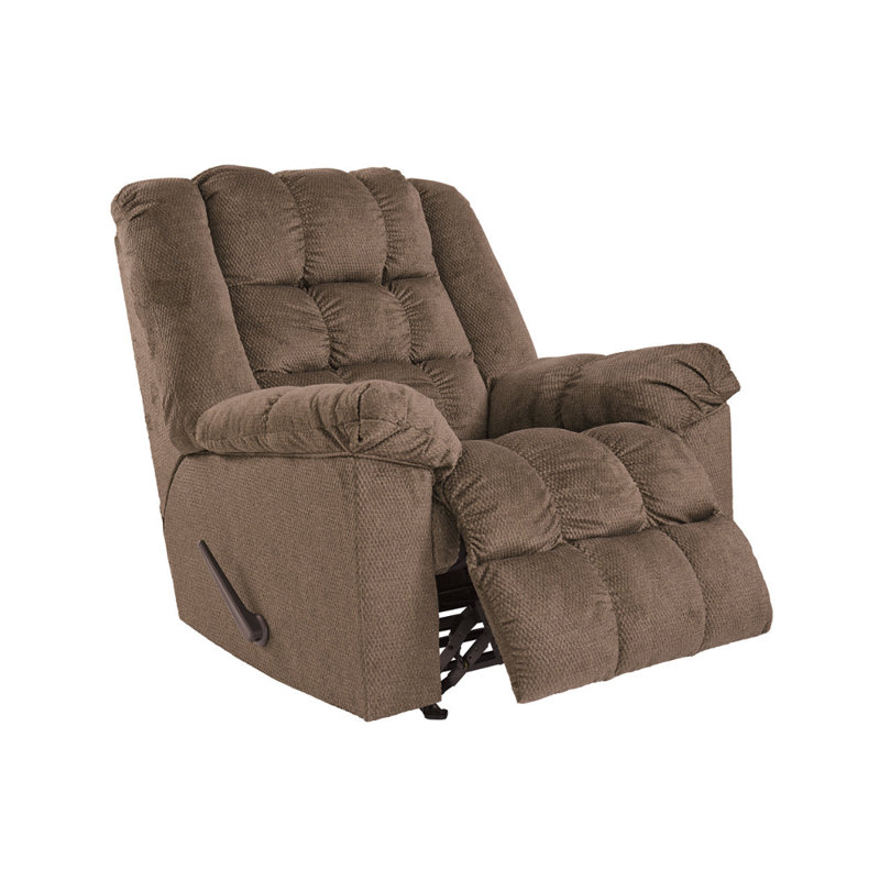 Fauteuil inclinable Vytas, Polyester brun