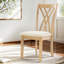 Chaise en bois d'hévéa