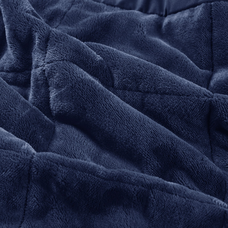 Coleman Reversible HeiQ Smart Temperature Down Alternative Blanket, Full/Queen, Navy