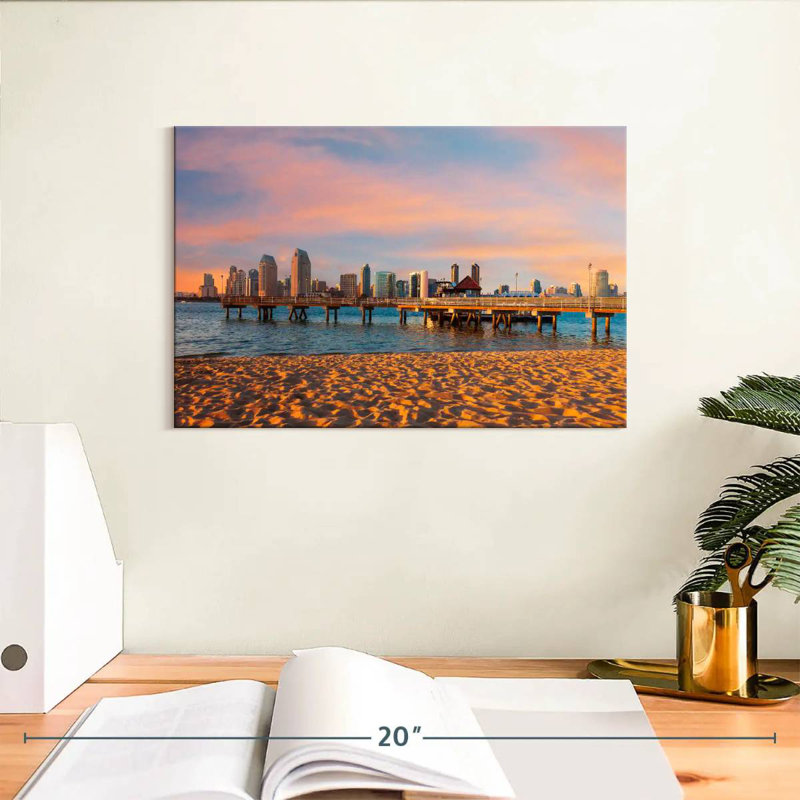 Sireci Coronado Beach Skyline, 8" H x 12" W