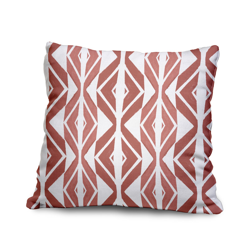  Housse et insert rectangulaires en coton, 18" x 18", Terra Cotta