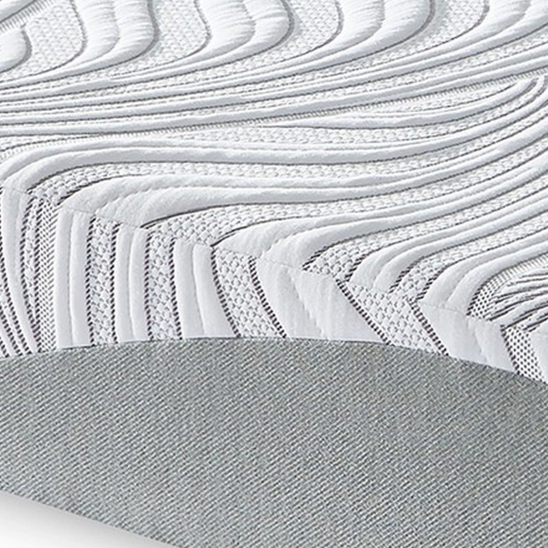 8-Inch White Memory Foam Queen Mattress