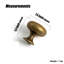 Poignée champignon américain 1 1/2 po (1,5 po) Goo-Ki, laiton antique-94949921-65275177