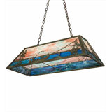 Trout & Fisherman 6 - Light Pendant