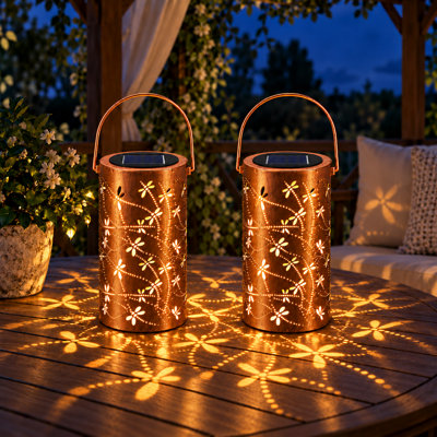Lanterne solaire extérieure étanche pour terrasse, porche, jardin et cour