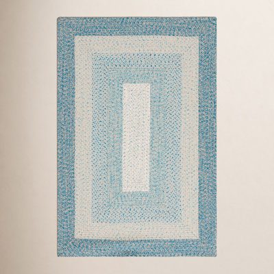 Washable Hand-Woven Chevron Rug