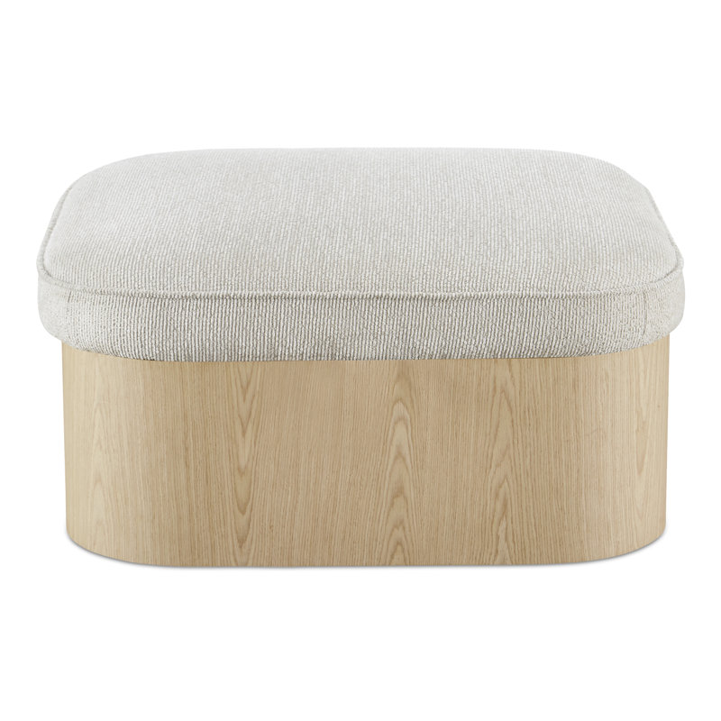Sonny Square Standard Ottoman, Ash