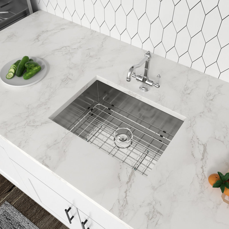 26'' L Single Bowl Stainless Steel Kitchen Sink
