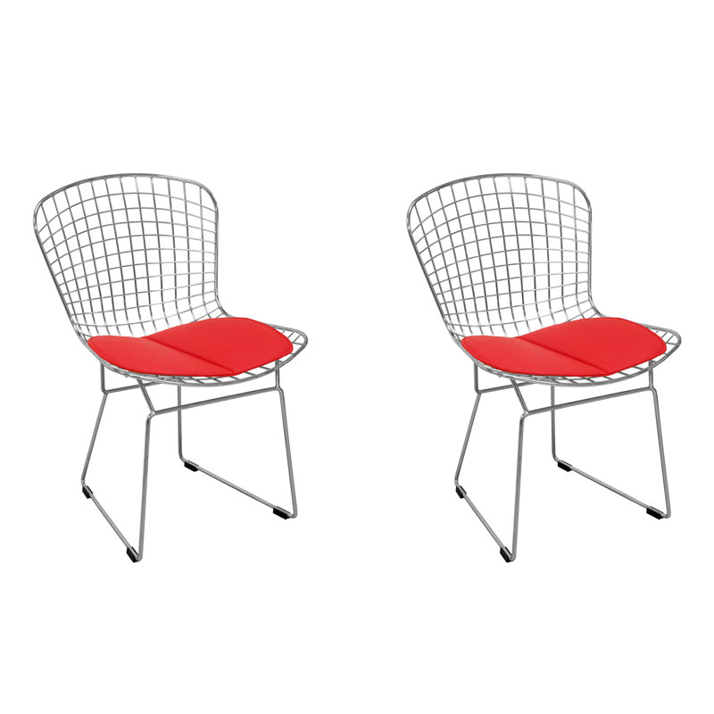 Chaise d'appoint Merc, Rouge