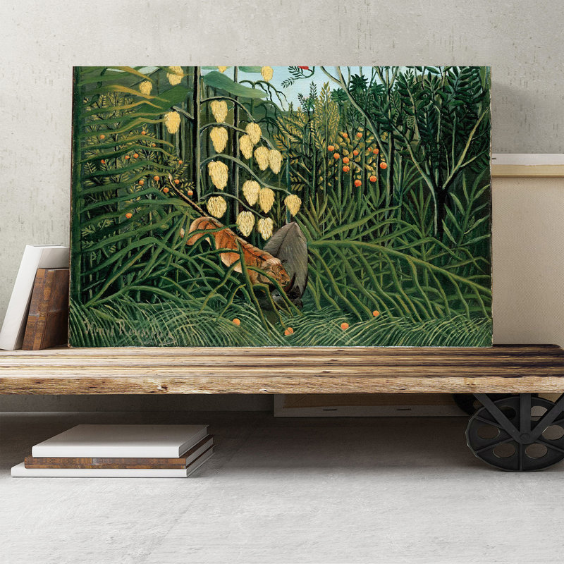 Henri Rousseau - Wrapped Canvas Painting, 70cm H x 100cm W