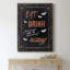 «Be Scary», art textuel sur toile-61335658-61335659