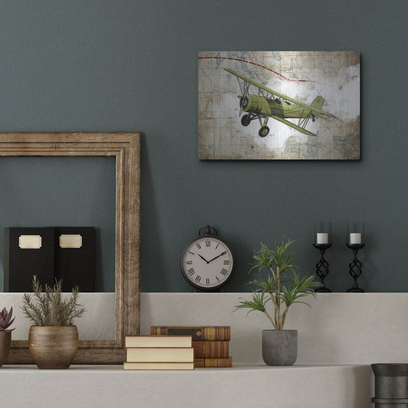 " Biplane 2 " by GraphINC, 12" H x 16" W