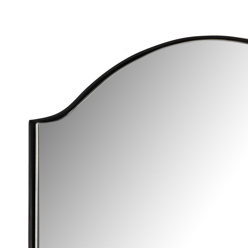 Jacques Mirror-Antique Brass, Black, 30" x 24"