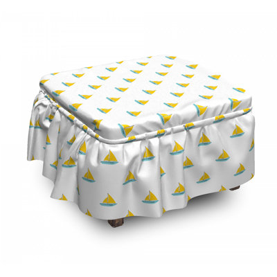 Housse pour repose-pieds bateau