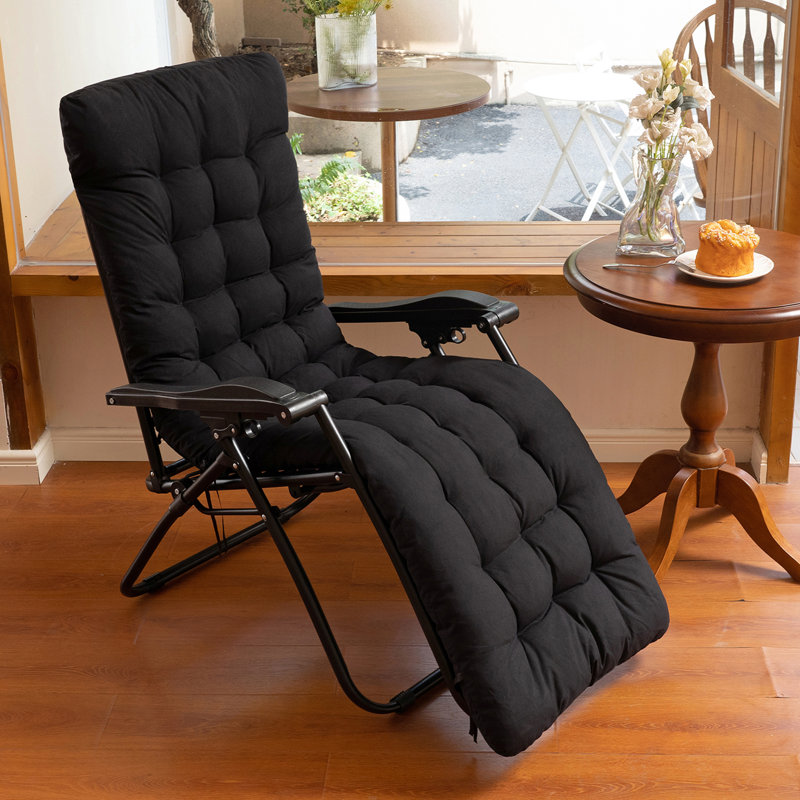 Outdoor 5.5'' Chaise Lounge Seat / Back Cushion