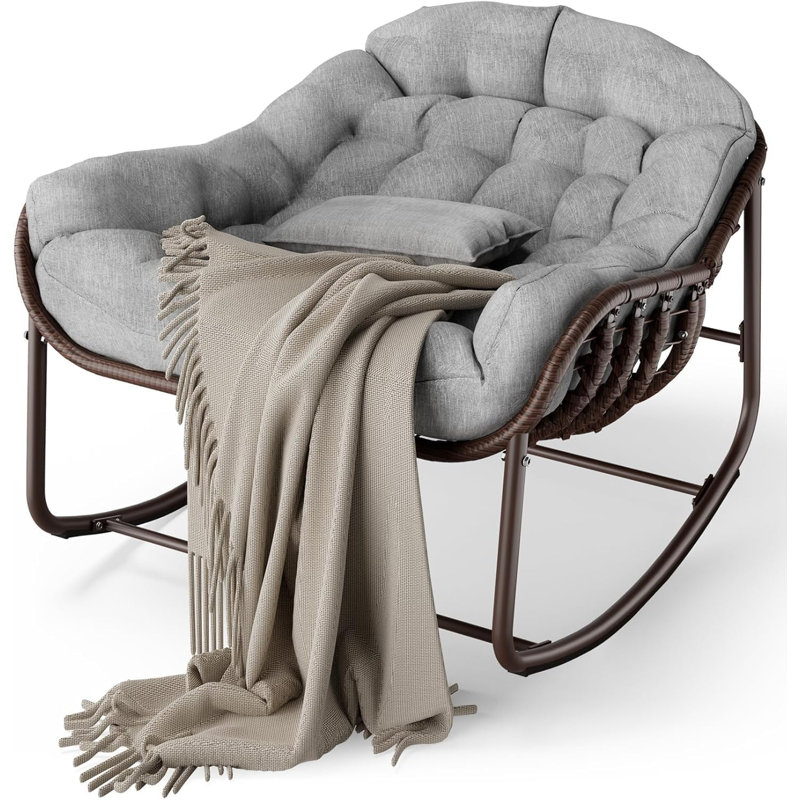 Outdoor Lounge Chair, Grey
