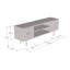 Meuble télé flottant 64,6 po Goldie-1301375105