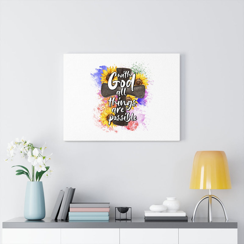 Things Are Possible - Wrapped Canvas Print, 46cm H x 61cm W