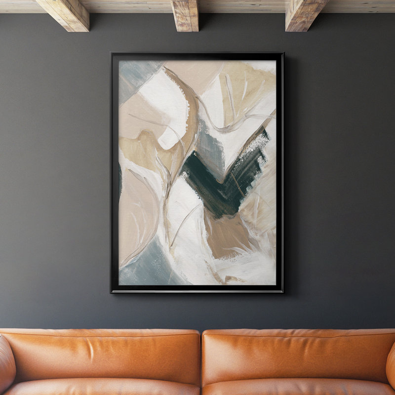 Marble Lines II, reproduction encadrée de qualité supérieure - prête à être accrochée